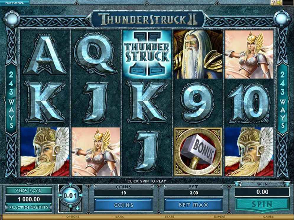 Gameplay i Thunderstruck II